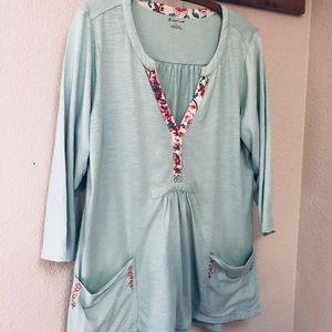 April Cornell knit top sz L